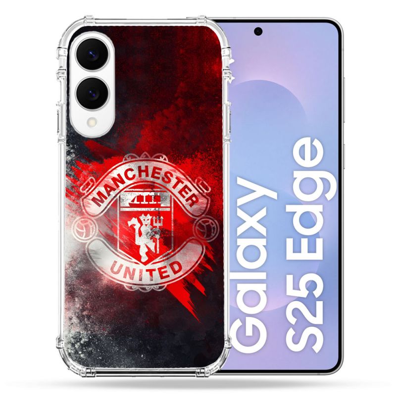 Coque Renforcée Pour Samsung Galaxy S25 EDGE Foot Manchester United