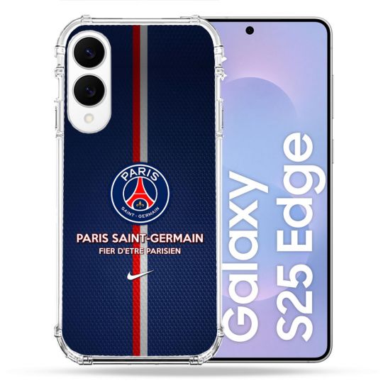 Coque Renforcée Pour Samsung Galaxy S25 EDGE Foot PSG Fier