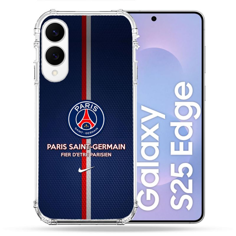 Coque Renforcée Pour Samsung Galaxy S25 EDGE Foot PSG Fier