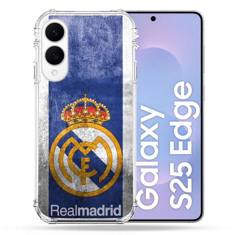 Coque Renforcée Pour Samsung Galaxy S25 EDGE Foot Real Madrid