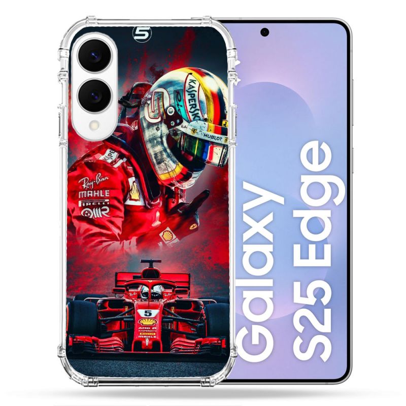 Coque Renforcée Pour Samsung Galaxy S25 EDGE Formule 1 F1 Ferrari