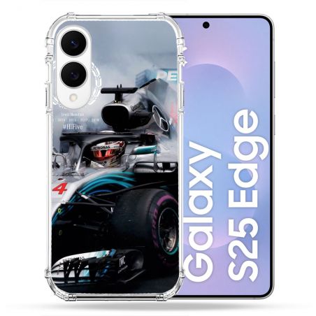 Coque Renforcée Pour Samsung Galaxy S25 EDGE Formule 1 F1 Mercedes Petronas