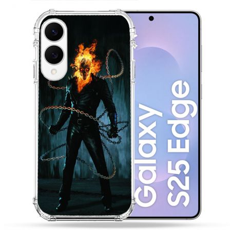 Coque Renforcée Pour Samsung Galaxy S25 EDGE Ghost Rider