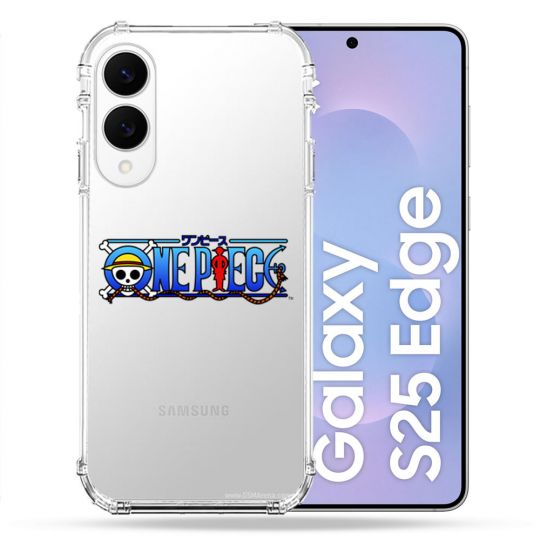Coque Renforcée Transparente Pour Samsung Galaxy S25 EDGE One Piece Logo