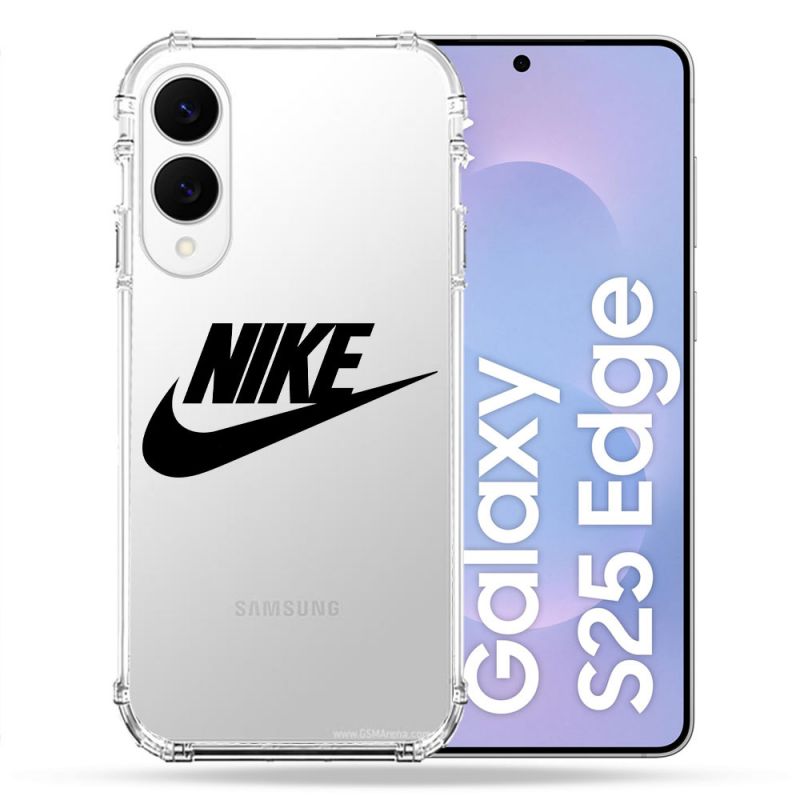 Coque Renforcée Transparente Pour Samsung Galaxy S25 EDGE Nike