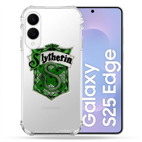 Coque Renforcée Transparente Pour Samsung Galaxy S25 EDGE Harry Potter Slytherin