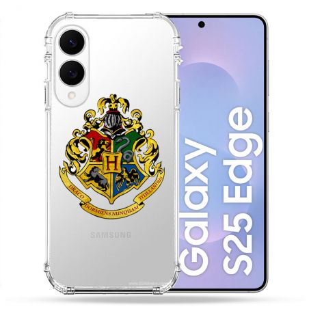 Coque Renforcée Transparente Pour Samsung Galaxy S25 EDGE Harry Potter Poudlard