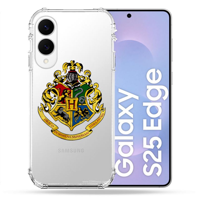 Coque Renforcée Transparente Pour Samsung Galaxy S25 EDGE Harry Potter Poudlard