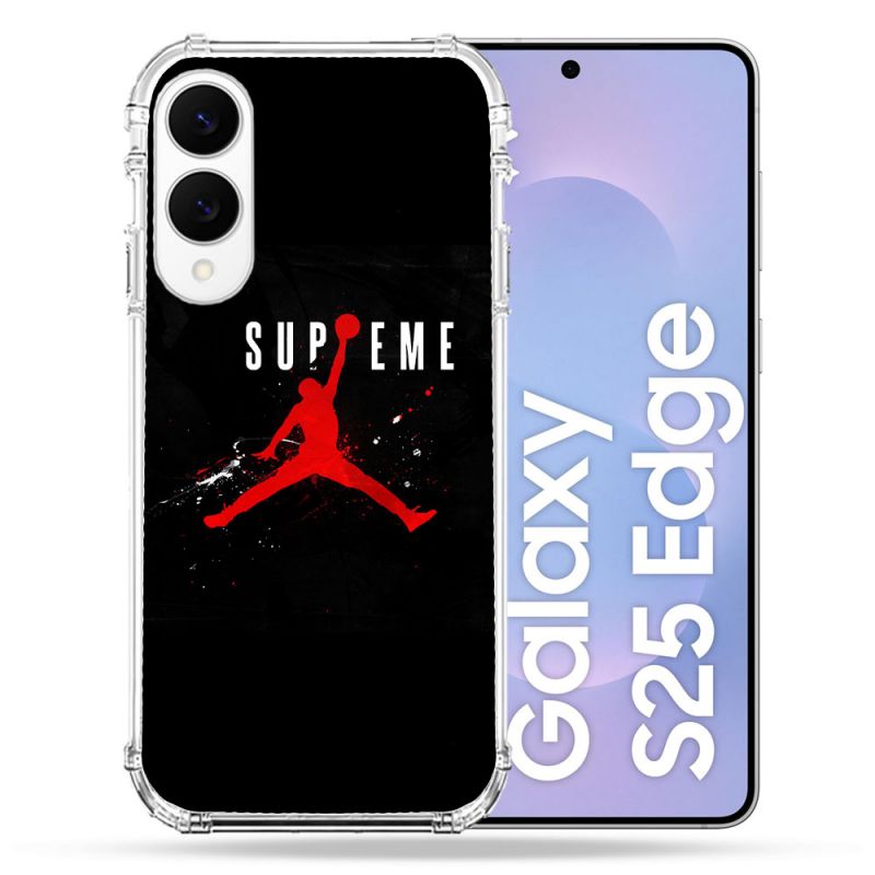 Coque Renforcée Pour Samsung Galaxy S25 EDGE Jordan Supreme Noir