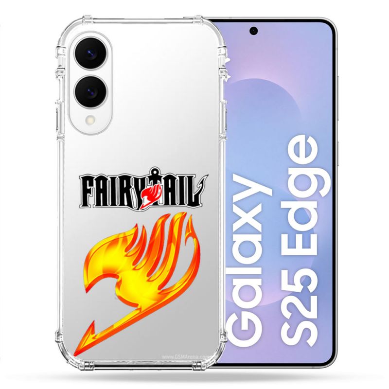 Coque Renforcée Transparente Pour Samsung Galaxy S25 EDGE Fairy Tail