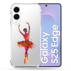 Coque Renforcée Transparente Pour Samsung Galaxy S25 EDGE Danseuse etoile