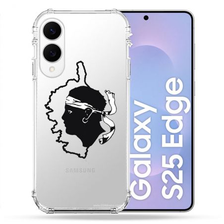 Coque Renforcée Transparente Pour Samsung Galaxy S25 EDGE Corse