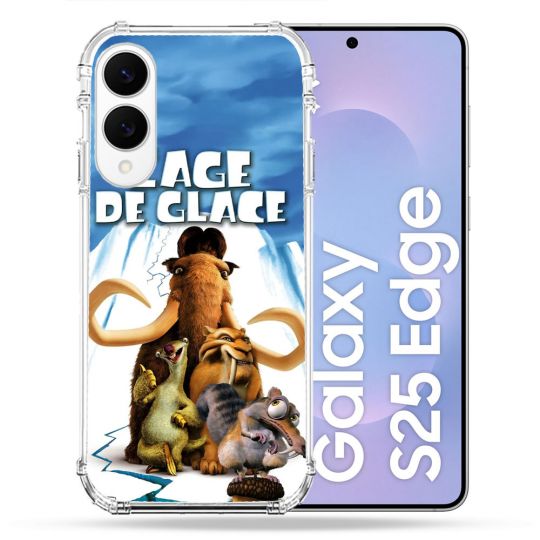 Coque Renforcée Pour Samsung Galaxy S25 EDGE L'âge de Glace Affiche