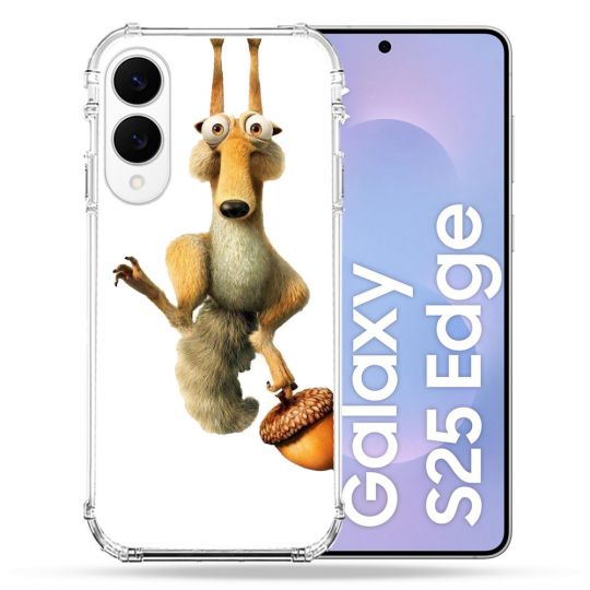 Coque Renforcée Pour Samsung Galaxy S25 EDGE L'âge de Glace Scratch Suspendu