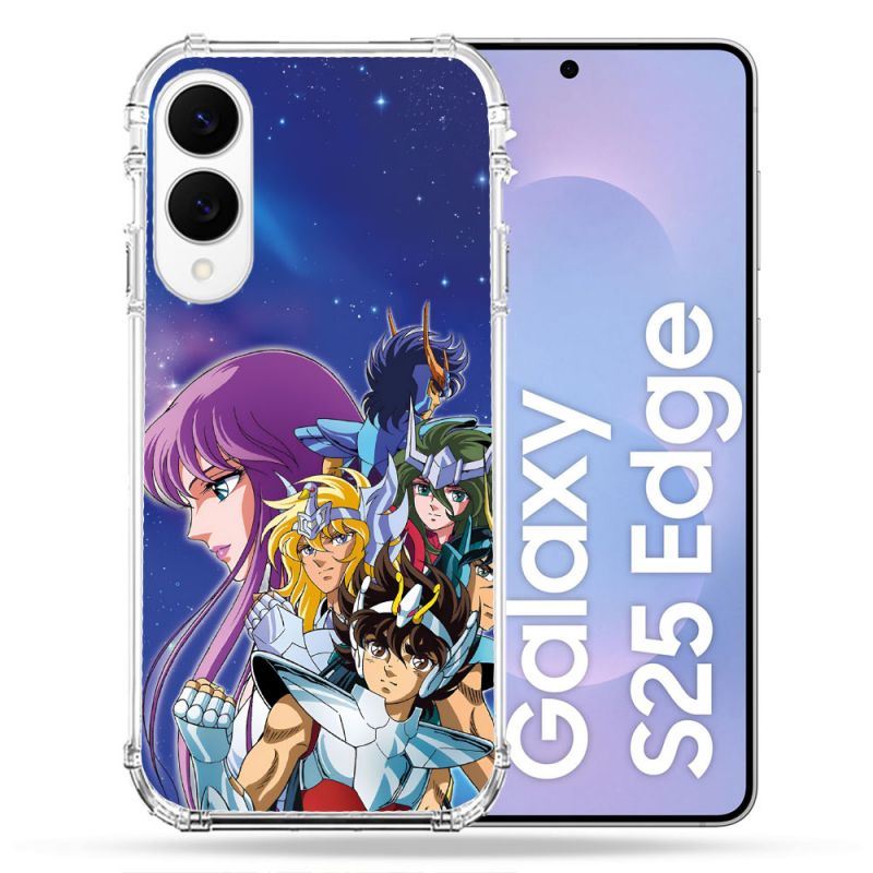 Coque Renforcée Pour Samsung Galaxy S25 EDGE Les Chevaliers Du Zodiaque