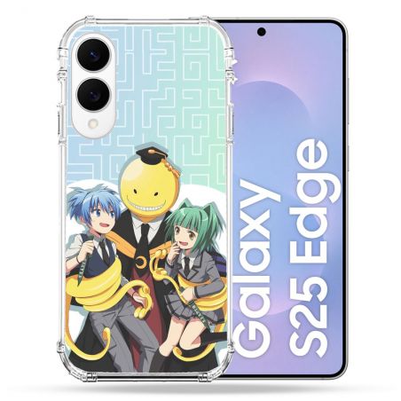 Coque Renforcée Pour Samsung Galaxy S25 EDGE Manga Assassination Classroom Kuro Trio