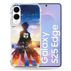 Coque Renforcée Pour Samsung Galaxy S25 EDGE Manga Attaque Titans Soleil