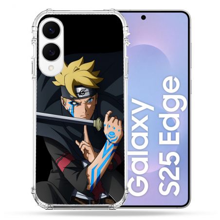 Coque Renforcée Pour Samsung Galaxy S25 EDGE Manga Boruto Tatouage