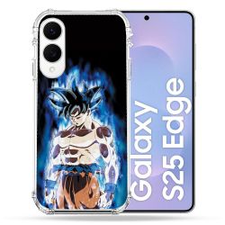 Coque Renforcée Pour Samsung Galaxy S25 EDGE Manga Dragon Ball Sangoku Noir