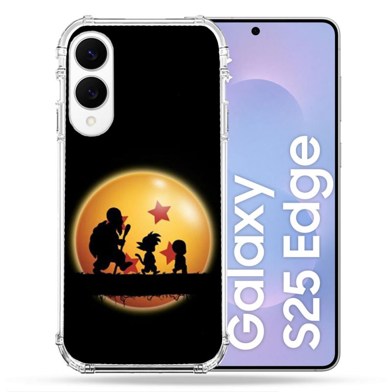 Coque Renforcée Pour Samsung Galaxy S25 EDGE Manga Dragon Ball Vintage