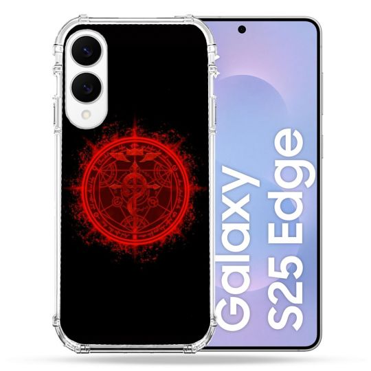 Coque Renforcée Pour Samsung Galaxy S25 EDGE Manga Fullmetal Alchemist Logo