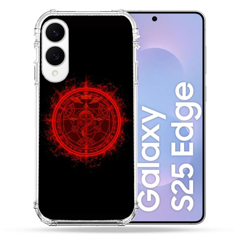 Coque Renforcée Pour Samsung Galaxy S25 EDGE Manga Fullmetal Alchemist Logo