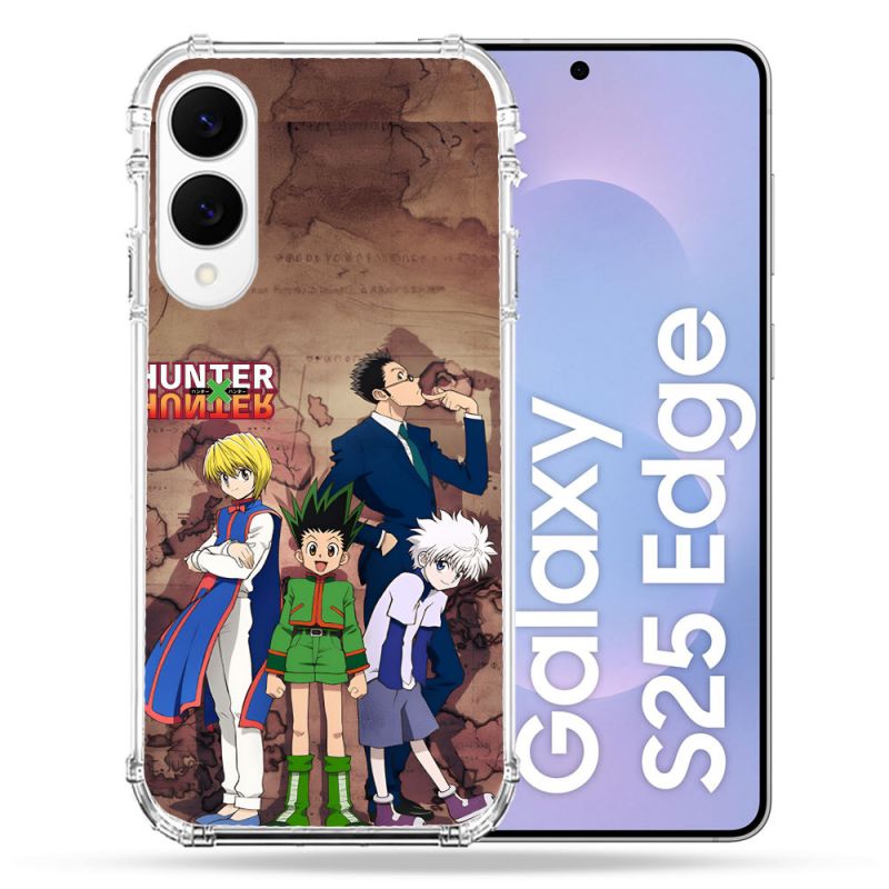 Coque Renforcée Pour Samsung Galaxy S25 EDGE Manga Hunter X Hunter Vintage