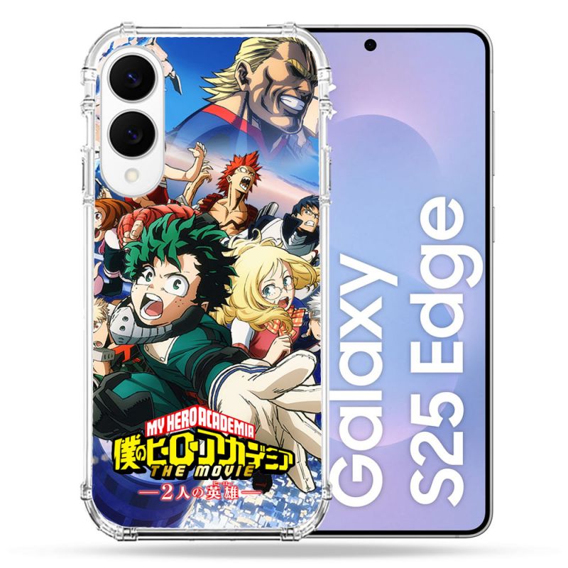 Coque Renforcée Pour Samsung Galaxy S25 EDGE Manga My Hero Academia Affiche