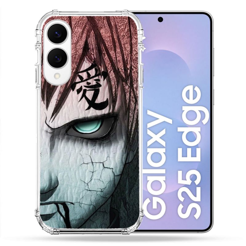 Coque Renforcée Pour Samsung Galaxy S25 EDGE Manga Naruto Gaara
