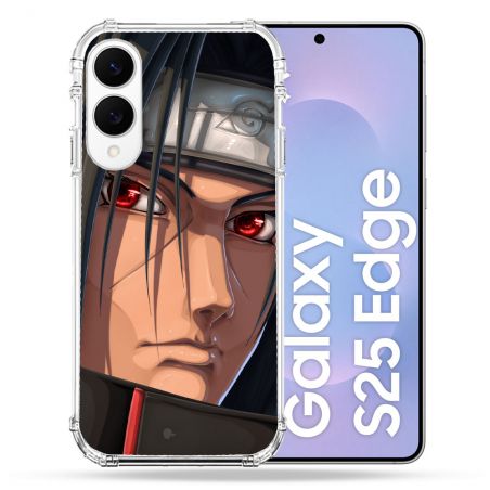 Coque Renforcée Pour Samsung Galaxy S25 EDGE Manga Naruto Itachi Visage