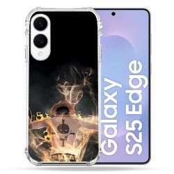 Coque Renforcée Pour Samsung Galaxy S25 EDGE Manga One Piece Ace Noir