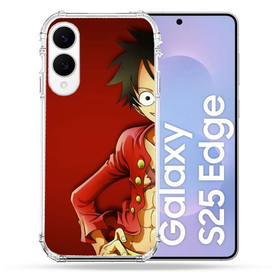 Coque Renforcée Pour Samsung Galaxy S25 EDGE Manga One Piece Luffy