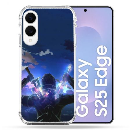Coque Renforcée Pour Samsung Galaxy S25 EDGE Manga SAO sword Art Online Epee