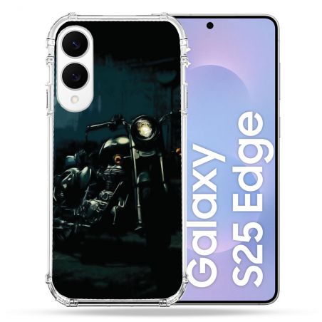 Coque Renforcée Pour Samsung Galaxy S25 EDGE Moto Harley Vintage