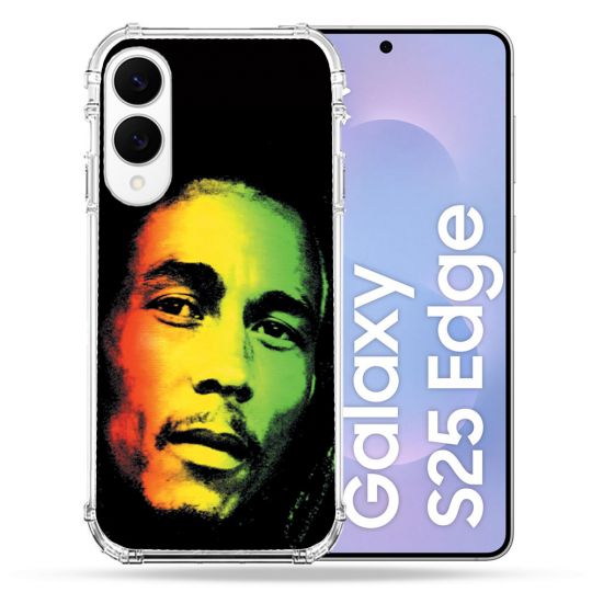 Coque Renforcée Pour Samsung Galaxy S25 EDGE Musique Bob Marley 2