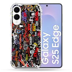 Coque Renforcée Pour Samsung Galaxy S25 EDGE Musique Rock Groupe