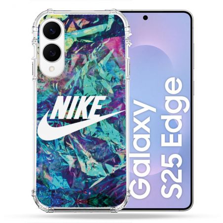 Coque Renforcée Pour Samsung Galaxy S25 EDGE Nike Turquoise