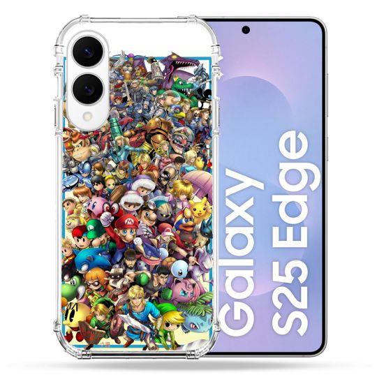 Coque Renforcée Pour Samsung Galaxy S25 EDGE Nintendo