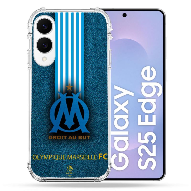 Coque Renforcée Pour Samsung Galaxy S25 EDGE Olympique Marseille OM Bande