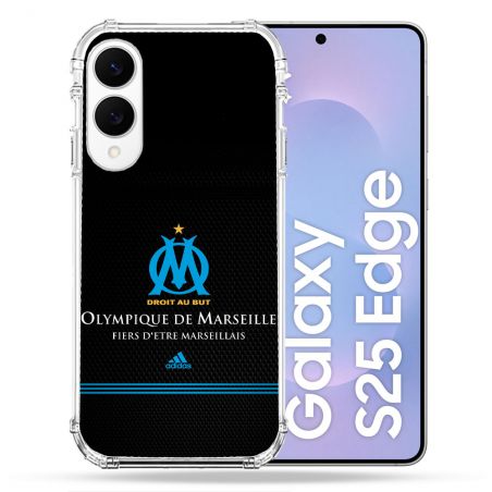 Coque Renforcée Pour Samsung Galaxy S25 EDGE Olympique Marseille OM Fier etre Marseillais