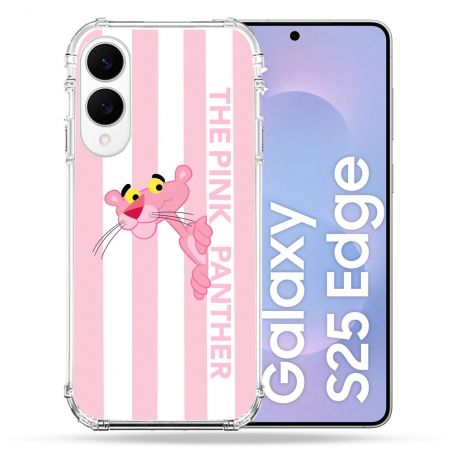 Coque Renforcée Pour Samsung Galaxy S25 EDGE Panthere Rose
