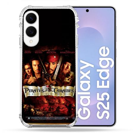 Coque Renforcée Pour Samsung Galaxy S25 EDGE Pirate Des Caraibes