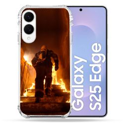 Coque Renforcée Pour Samsung Galaxy S25 EDGE Pompier Escalier