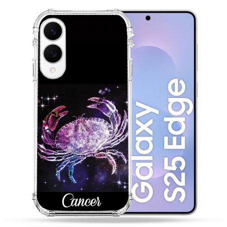 Coque Renforcée Pour Samsung Galaxy S25 EDGE Signe Zodiaque 2 Cancer