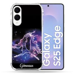 Coque Renforcée Pour Samsung Galaxy S25 EDGE Signe Zodiaque 2 Gémeaux