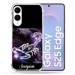 Coque Renforcée Pour Samsung Galaxy S25 EDGE Signe Zodiaque 2 Scorpion