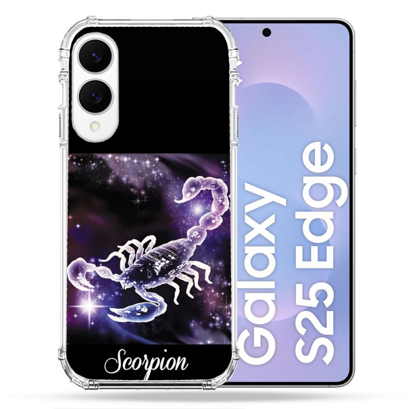 Coque Renforcée Pour Samsung Galaxy S25 EDGE Signe Zodiaque 2 Scorpion