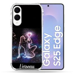 Coque Renforcée Pour Samsung Galaxy S25 EDGE Signe Zodiaque 2 Verseau