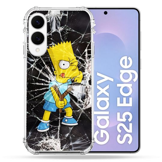Coque Renforcée Pour Samsung Galaxy S25 EDGE Simpson Bart