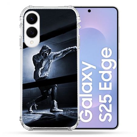 Coque Renforcée Pour Samsung Galaxy S25 EDGE Sport Boxe Poing